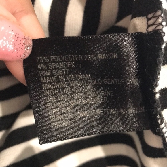 WORTHINGTON sleeveless black and white bodycon dress size Small - Picture 9 of 9